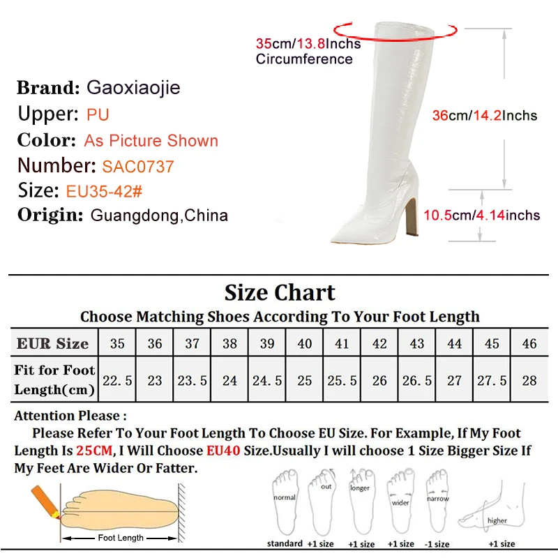 Knee high Boots Women Club Party Zipper Black Shoes Lady 2024 Autumn Winter Pointy Toe High Heels PU Leather Elastic Long Boots