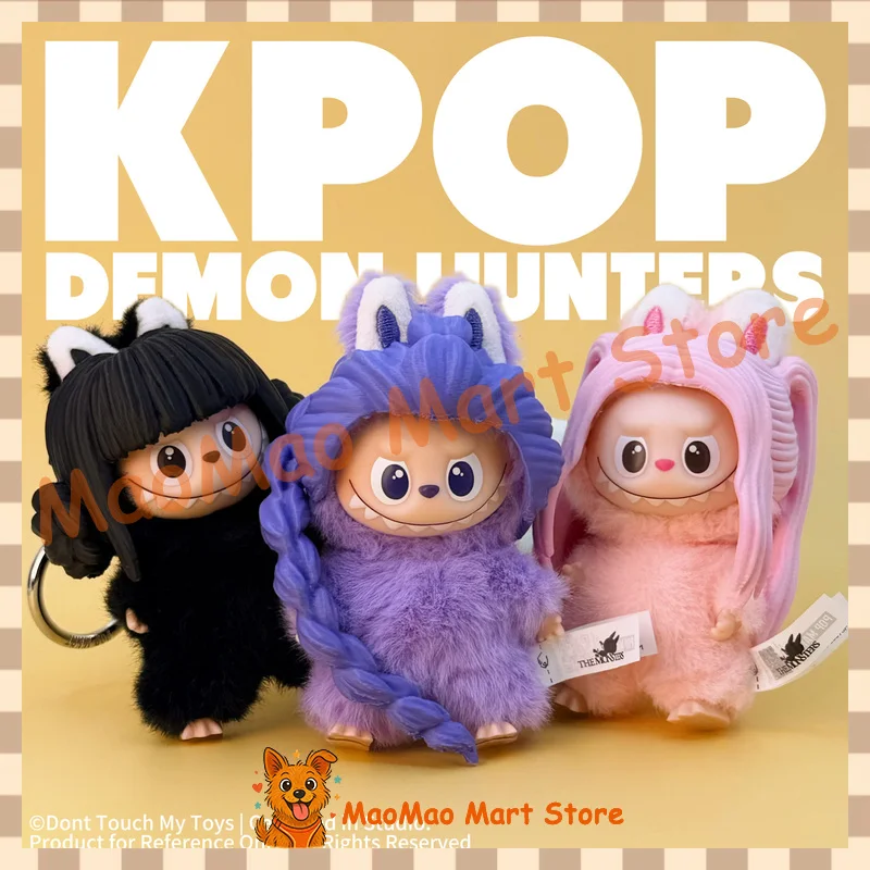 

Headwear For Labubu 4.0 3.0 Clothes Cute 3D Printing Rumi Mira Zoey Wig Mini Plush Doll Clothing Fashion Doll Accessories Gift