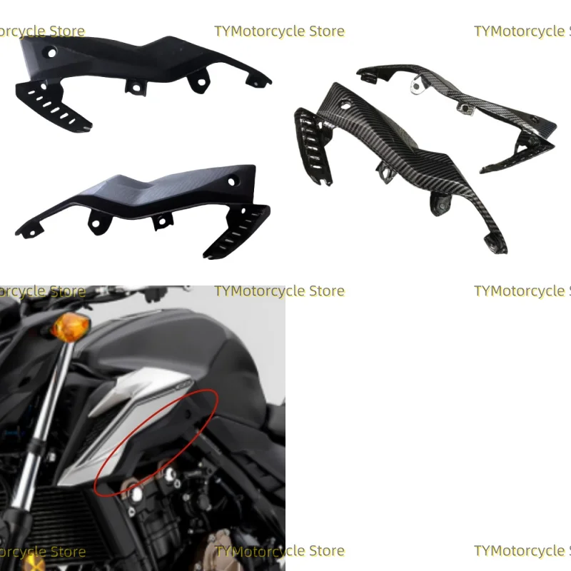 Motorcycle Trim Frame Cover Front Side Tank Air Vent Upper Fairing Fit for Honda CB500F CB 500F 2016 2017 2018