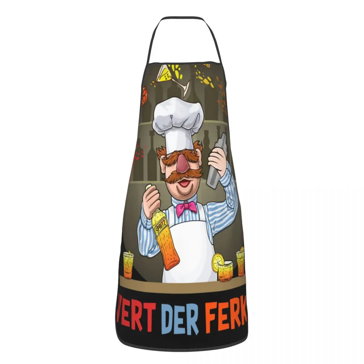 Vert Der Ferk Chef Swedish Barman Cocktails Apron Women Men Unisex Bib Cooking Kitchen Tablier Cuisine Chef Gardening