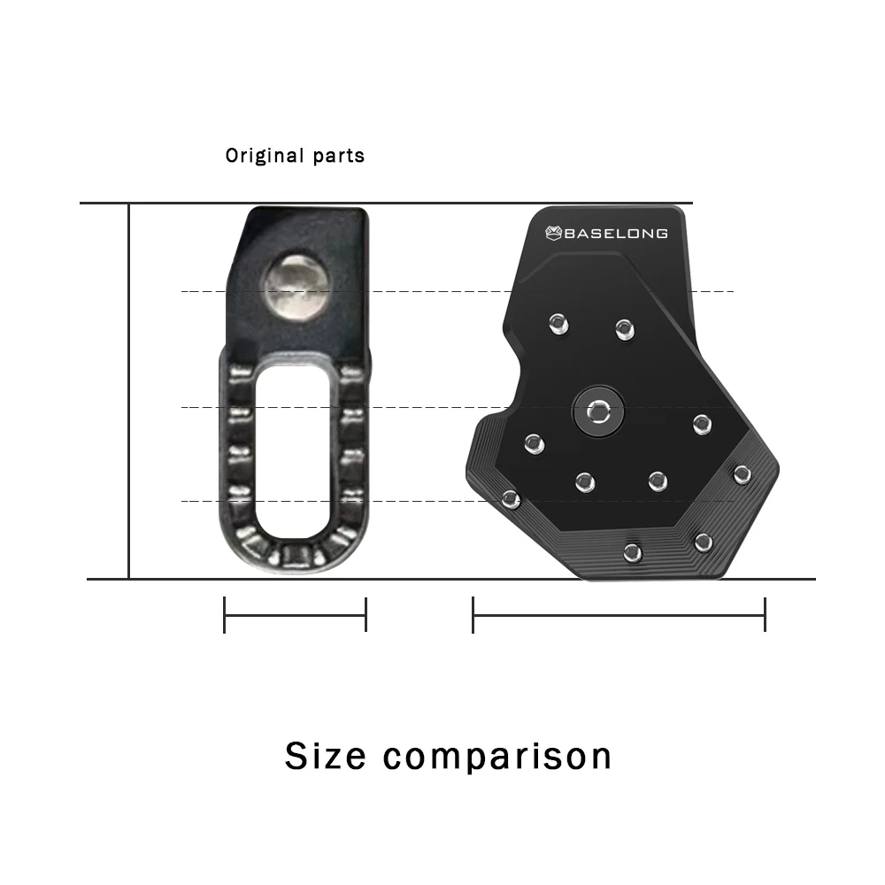 FOR CFMOTO CF MOTO 450MT 450 MT Ibex450 2024 2025 2026 Motorcycle Accessories Rear Foot Brake Pedal Enlarge Extension Extender