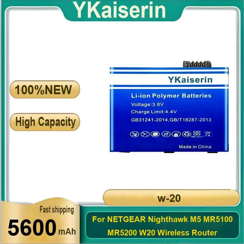 

Router Battery W-20 5600Mah For Netgear Nighthawk M5 MR5100 MR5200 W20 Wireless
