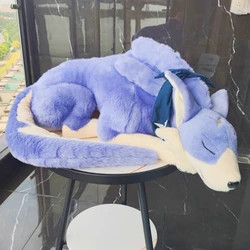 60cm Monster Hunter Rise Palamute Plush Stuffed Dolls Large Soft Pillow Plushie Animal Toy Kawaii Cute Toy Christmas Gift Kids