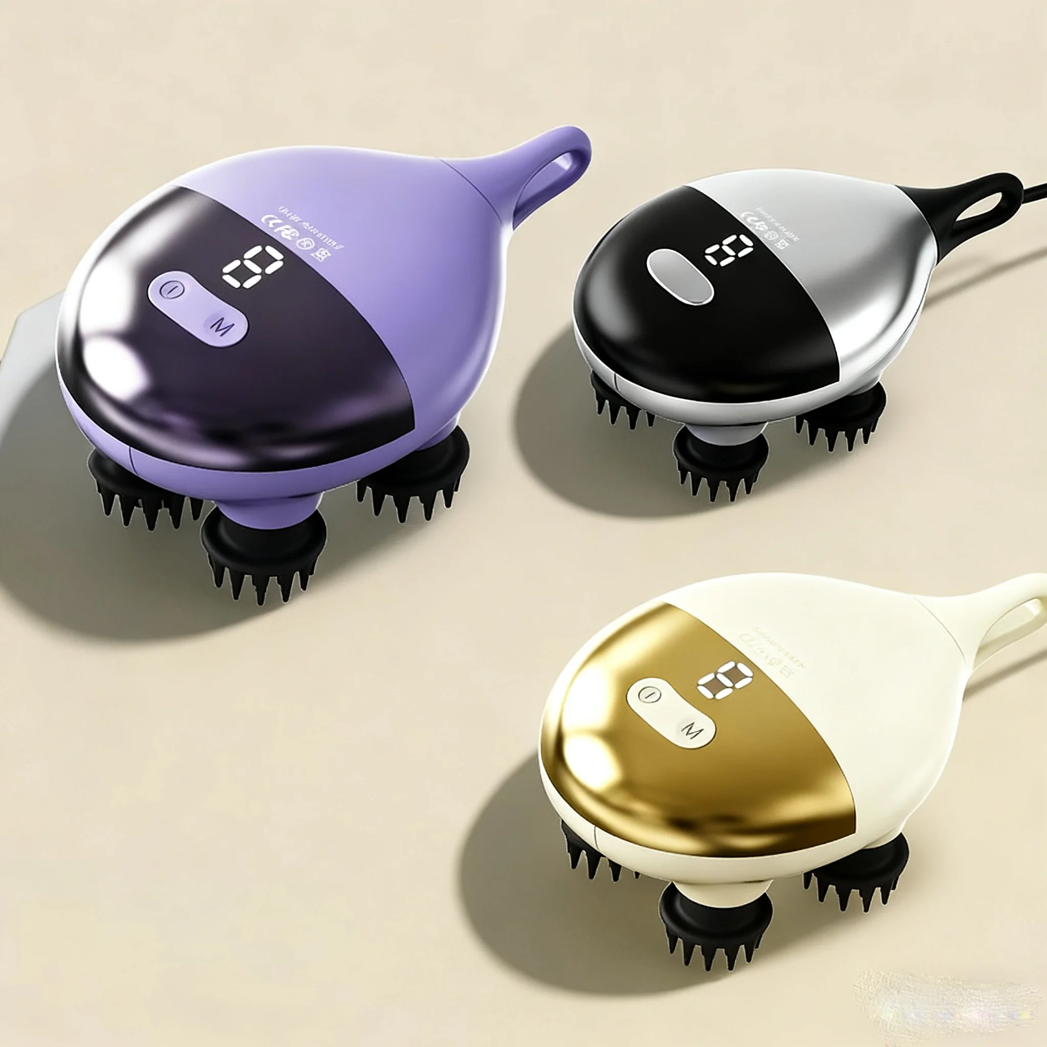 الذكية الكهربائية الصغيرة الأخطبوط كامل الجسم العجن مدلك متعدد الوظائف فروة الرأس الإجهاد الإغاثة العلاج رئيس مدلك