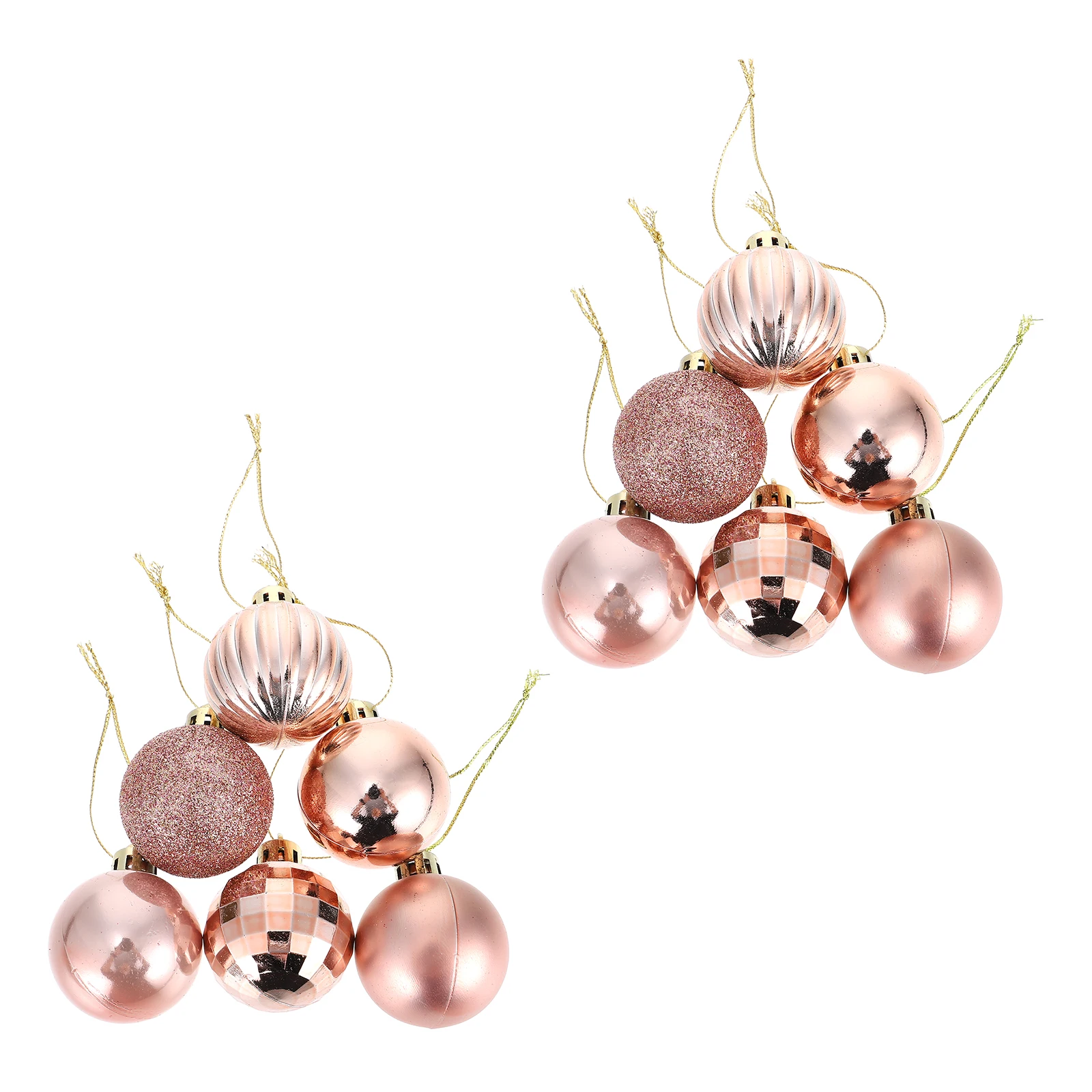 

36 Pink naments Tree Decorations Decorations Tree Ball naments Lightweight Hanging Pendants Shatterproof Xmas Supplies
