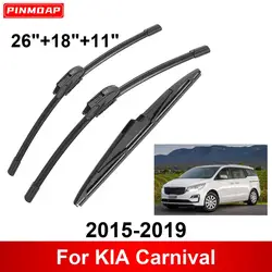 1/2/3/4/6PCS Auto Ruitenwisser Voor KIA Carnaval 2015-2019 Voor Achter Wisserbladen Borstels Auto Accessoires 2015 2016 2017 2018 2019