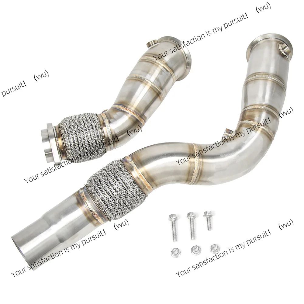 Automotive Exhaust System for BMF80 M3 F82 M4 S55 F87 M2 S55 Stainless Steel Head Pipe