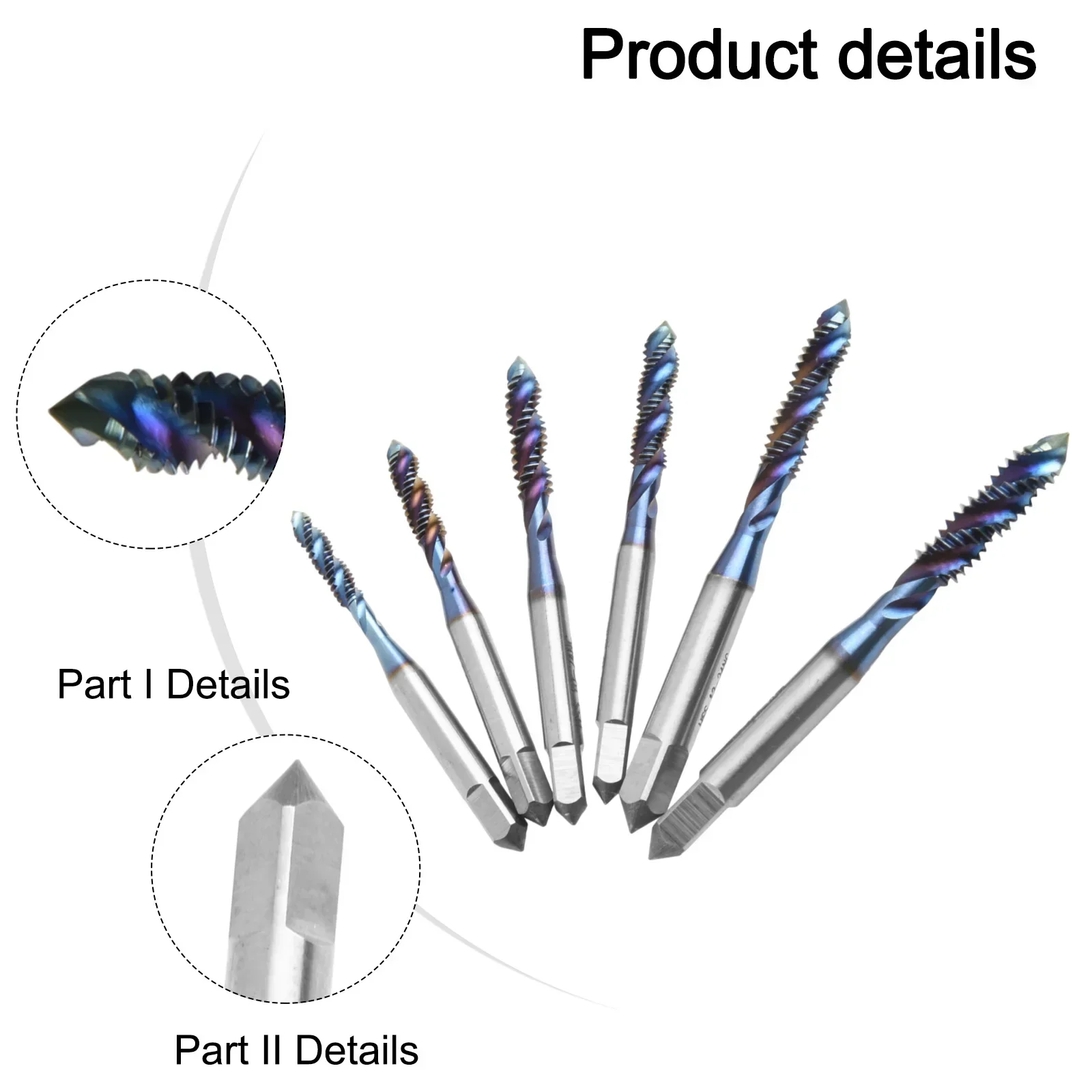 Drill Tap HSS Spiral Tap For DIY Projects Aluminum Alloys Brand New Unused Common Steel Materials For Aluminum Alloys