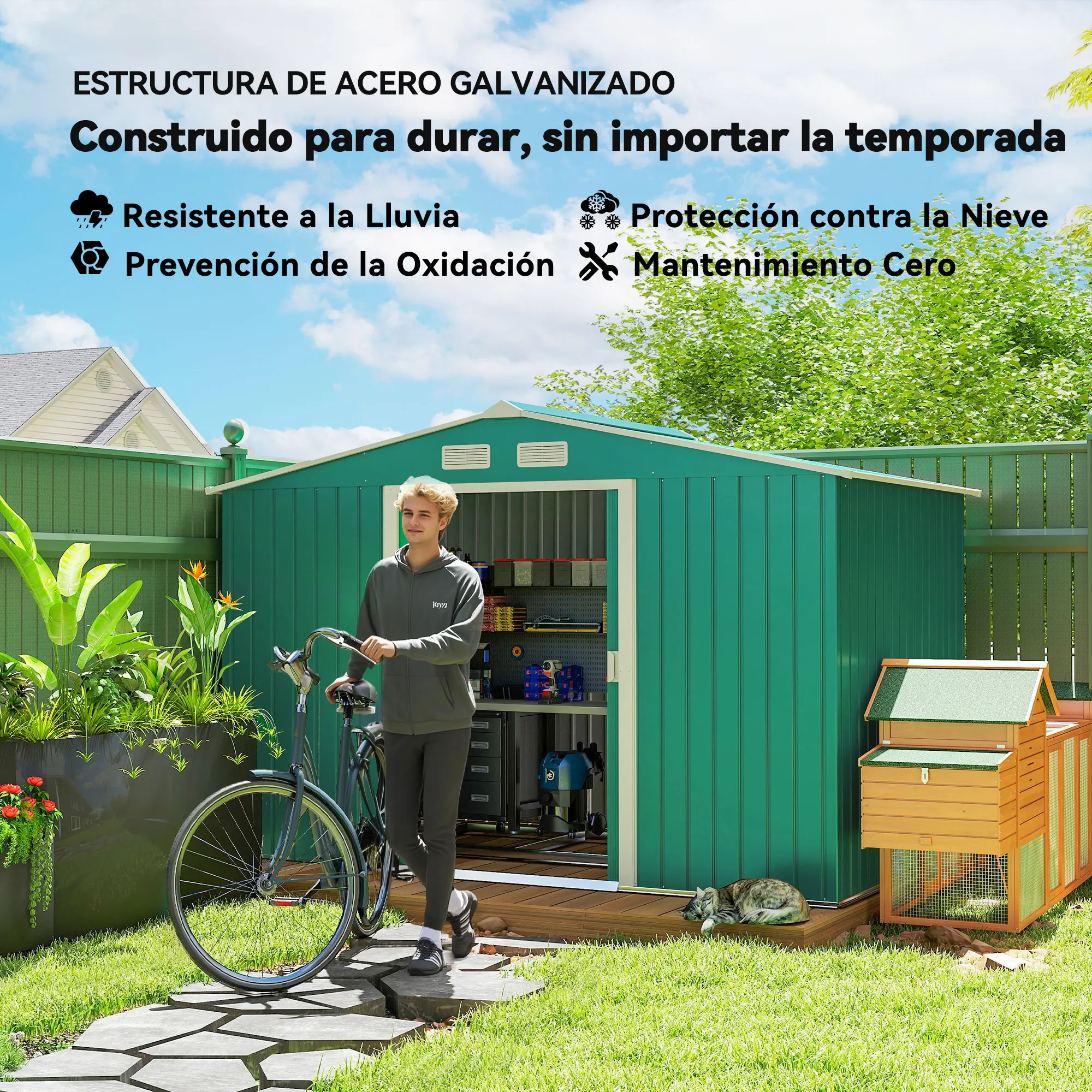 Fotografia 6: Cobertizo de Jardim 4