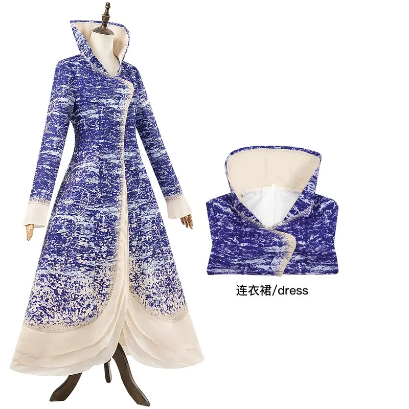 

Movie Wicked Cosplay Madame Morrible Dress Witch Uniform Roleplay Costume Halloween Carnival Party Suit fy1;