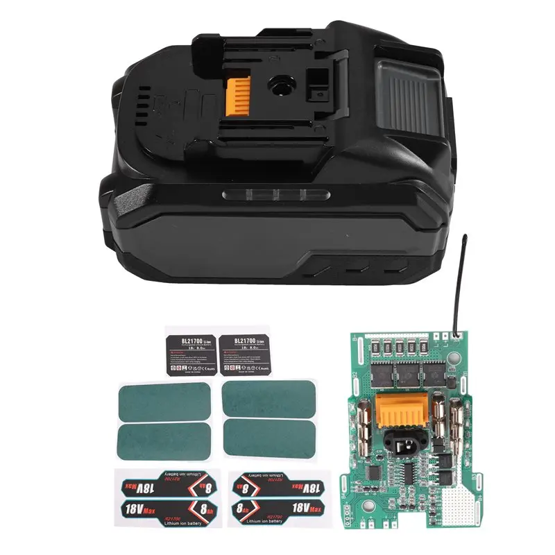 SHGO-For 10X21700 Battery Case Li- Battery Charging 3TOLL Fully Decoded Protection Board For Power Tools