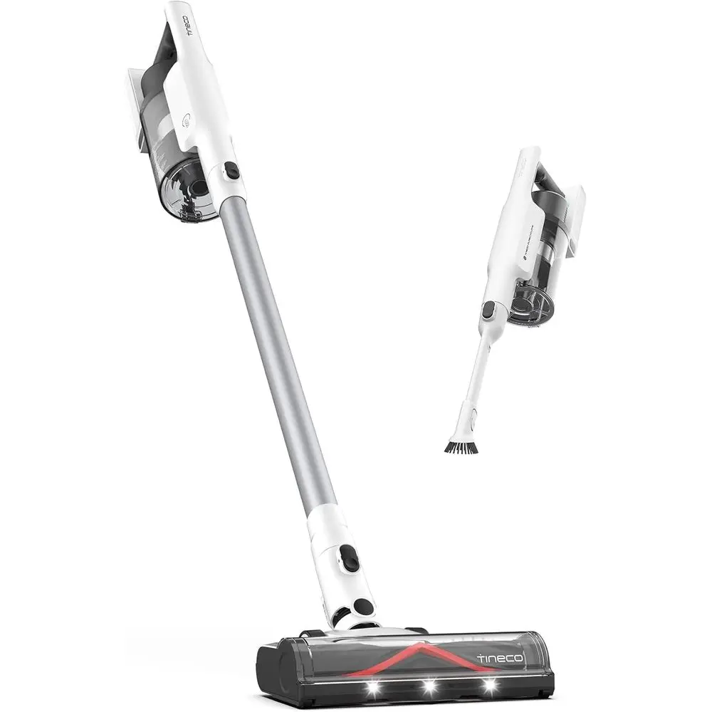 

A30S Cordless Stick Vacuum Cleaner, 160W Suction, 60Min Runtime, 1L Larger Dustbin, ZeroTangle Brush, PureCyclone Tech, LED Head