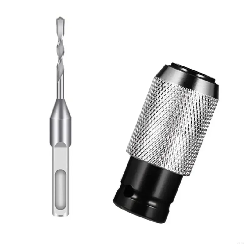 

Ratcheting Wrench To Hammer Drill Adapter Carbon Steel Electric Drill Wrench Socket Converter For High Torques Tasks