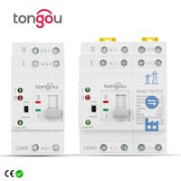 NEW TONGOU Din Rail 2P 4P ATS Dual Power Automatic Transfer Switch Electrical Selector Switches Uninterrupted Power 63A