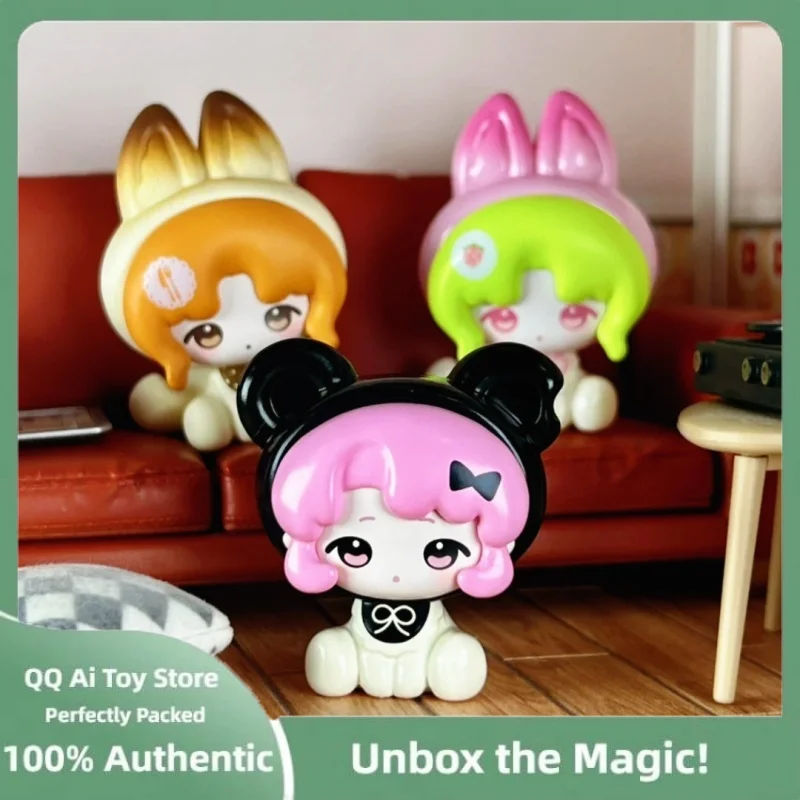 

Original Minty Rice Grain Adventure Serie Cute Mini Blind Bag Beans Collectible Figure Kawaii Desk Room Decor Kids Birthday Gift