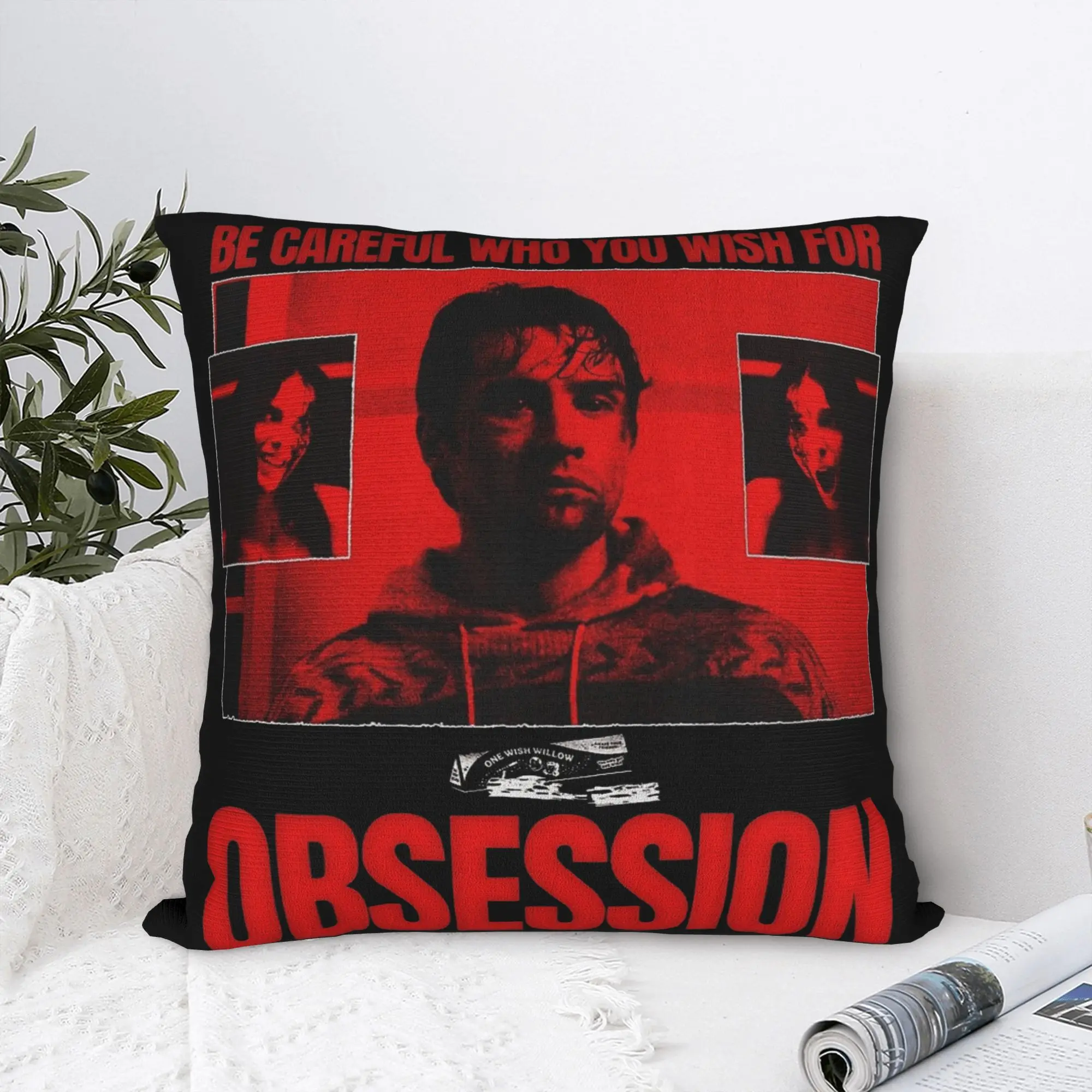 Obsessions One Wish Willow Pillowcase Soft Polyester Cushion Cover Gift Horror Movie Throw Pillow Case Cover Sofa Zippered
