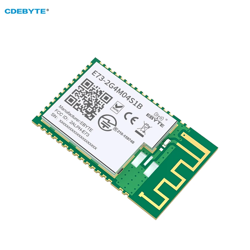 Imagem -02 - Chip 2.4ghz Smd E732g4m04s1b 2.5mw Pcb Iot Uhf sem Fio Transceptor Bluetooth Ble 5.0 rf Transmissor Receptor Peças Nrf52832