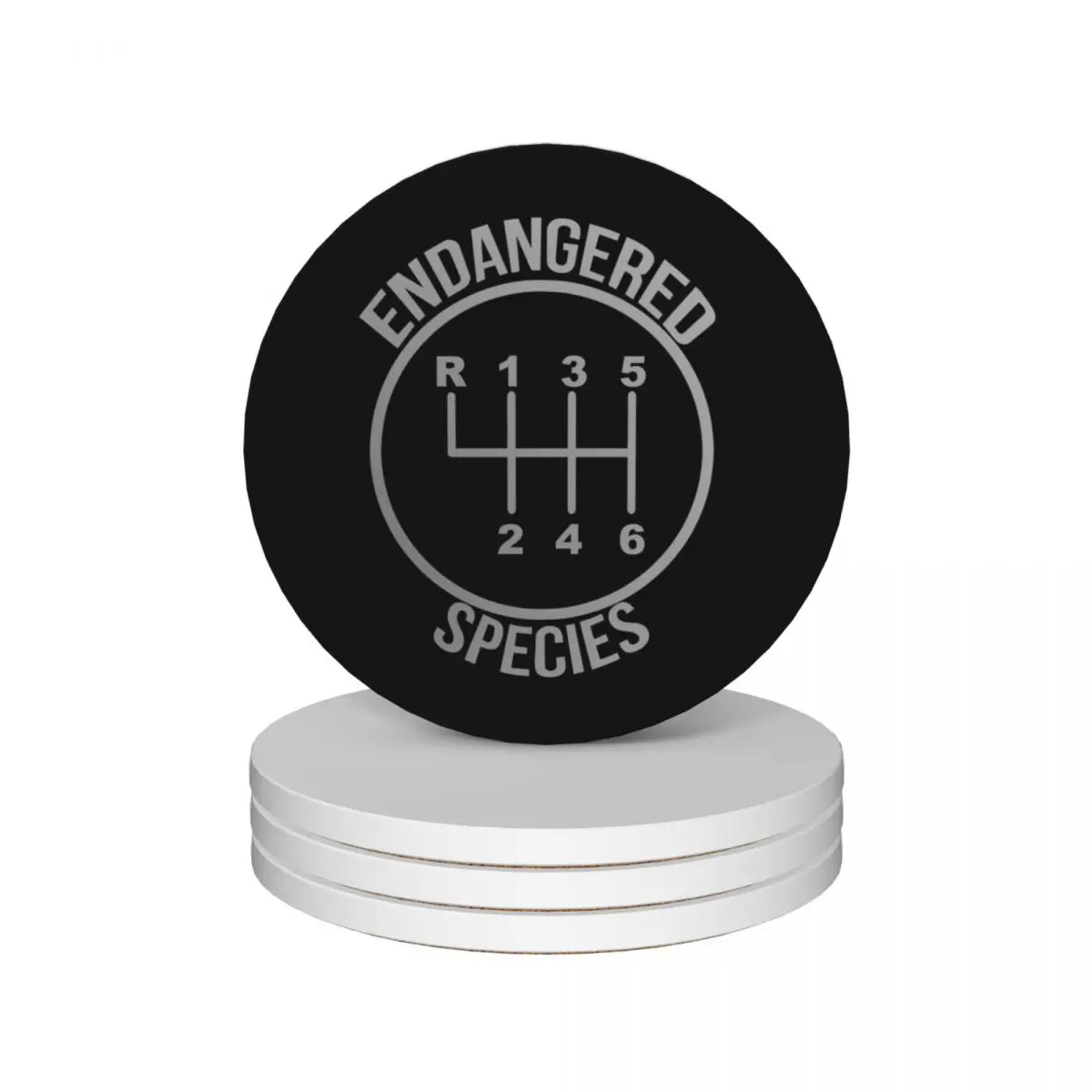 Manual Transmission Ceramic Coasters (Set of 4) cup pads set for drinks Coasters