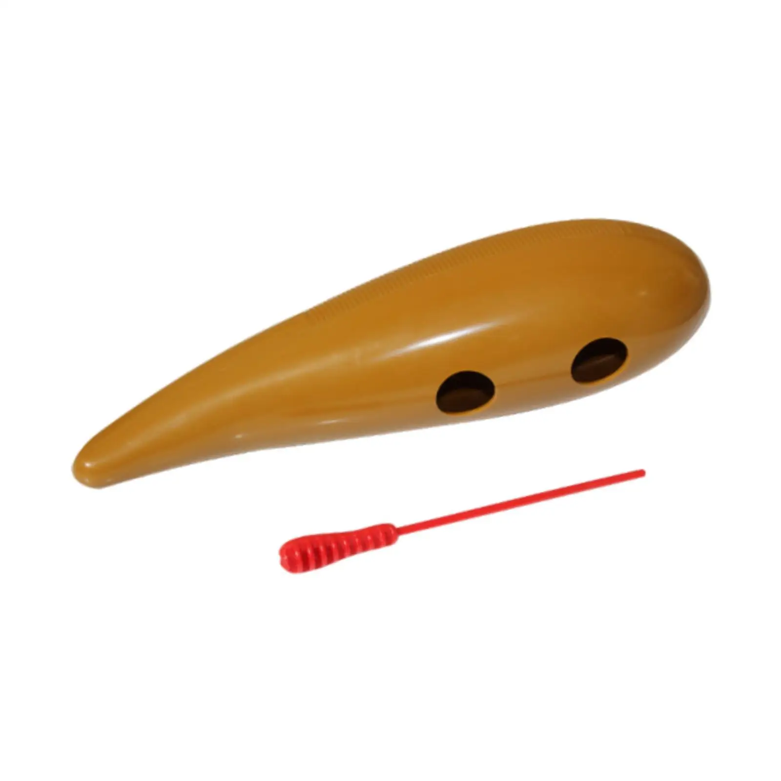 

Fish Shape Guiro with Scraper Easy to Play Musical Toy Educational Toy Musical Training Tool for Early Learning Children