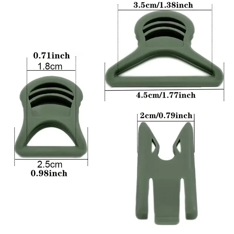 ملحقات خوذة Airsoft ذات القضبان الجانبية من Helmtet لخوذة ARC السكك الحديدية المجهزة السريعة #6