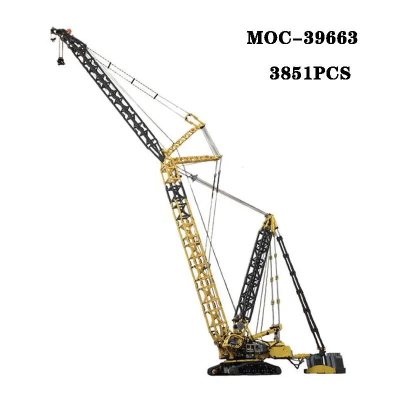 Classic MOC-396632020 Tower Crane LR 11000 Improved Design 3851 Building Blocks Children's Toys Birthday Gifts Christmas Gifts