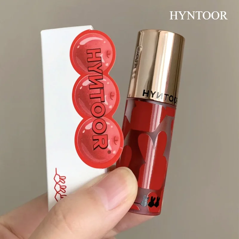 HYNTOOR-Gloss au caramel et à l'eau pour lèvres, protecteur unique, maquillage blanchissant