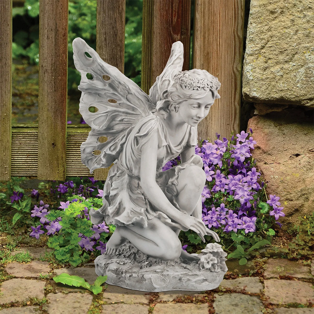 Tudor Tullec Fairy Statue Resin Flower Fairy Angel Statue Fairy Fairy Garden Decoration Resin Ornament