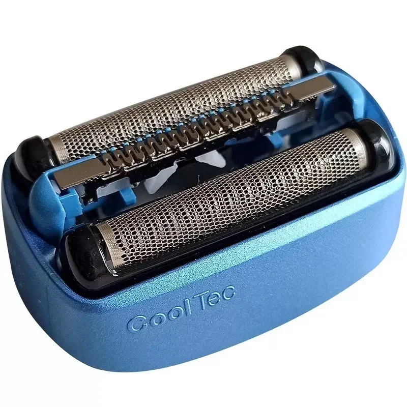 Braun BN40B pencukur CoolTec kepala pisau cukur pengganti kaset sisir presisi bingkai biru untuk Braun CT2s CT2cc CT4S CT4cc CT5cc