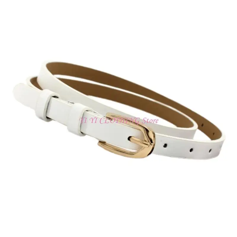 N5KF elegante cinturón cintura cuero piel sintética Cincher para mujeres Evento social negocios Diario Whingy Solid