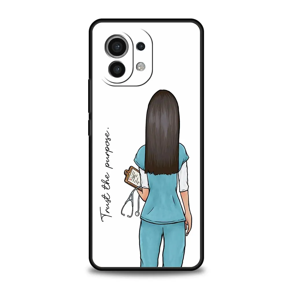 Phone Case For Xiaomi Mi 15 14 13 12 11 Lite 14T 13T 12T 11T Pro Poco X6 X5 M3 X3 Pro F5 F4 Cover Doctor Nurse Medical Medicine