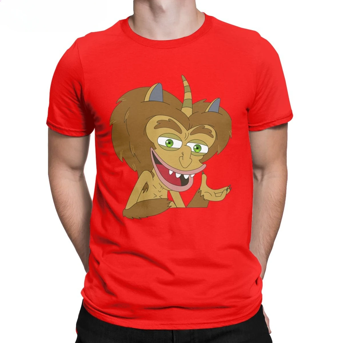 Maury The Hormone Monster Big Mouth T Shirt for Men Pure Cotton Cool T-Shirt Round Neck Tee Shirt Short Sleeve Clothes Summer