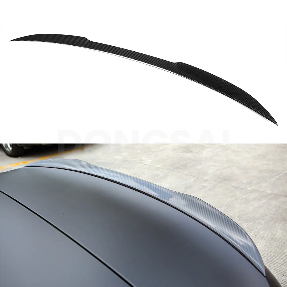 

New M Style Prepreg Carbon Fiber Rear Spoiler Ducktail Trunk Lip Tail Wing For 4 Series G23 G83 M4 2020+