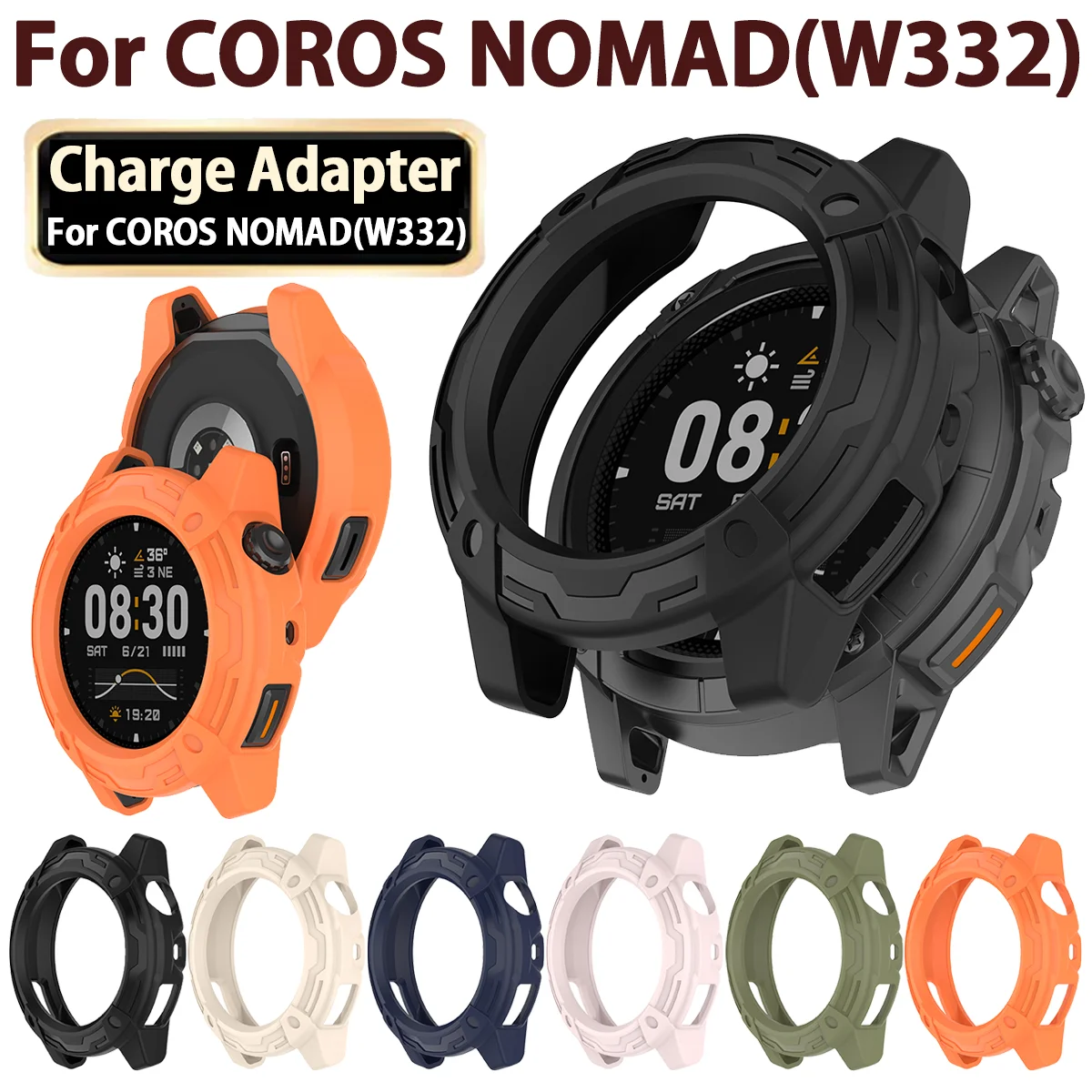 

PC Hard Case For COROS NOMAD Full Cover Protective Casing Frame Hollow Bumper Shell Accessory