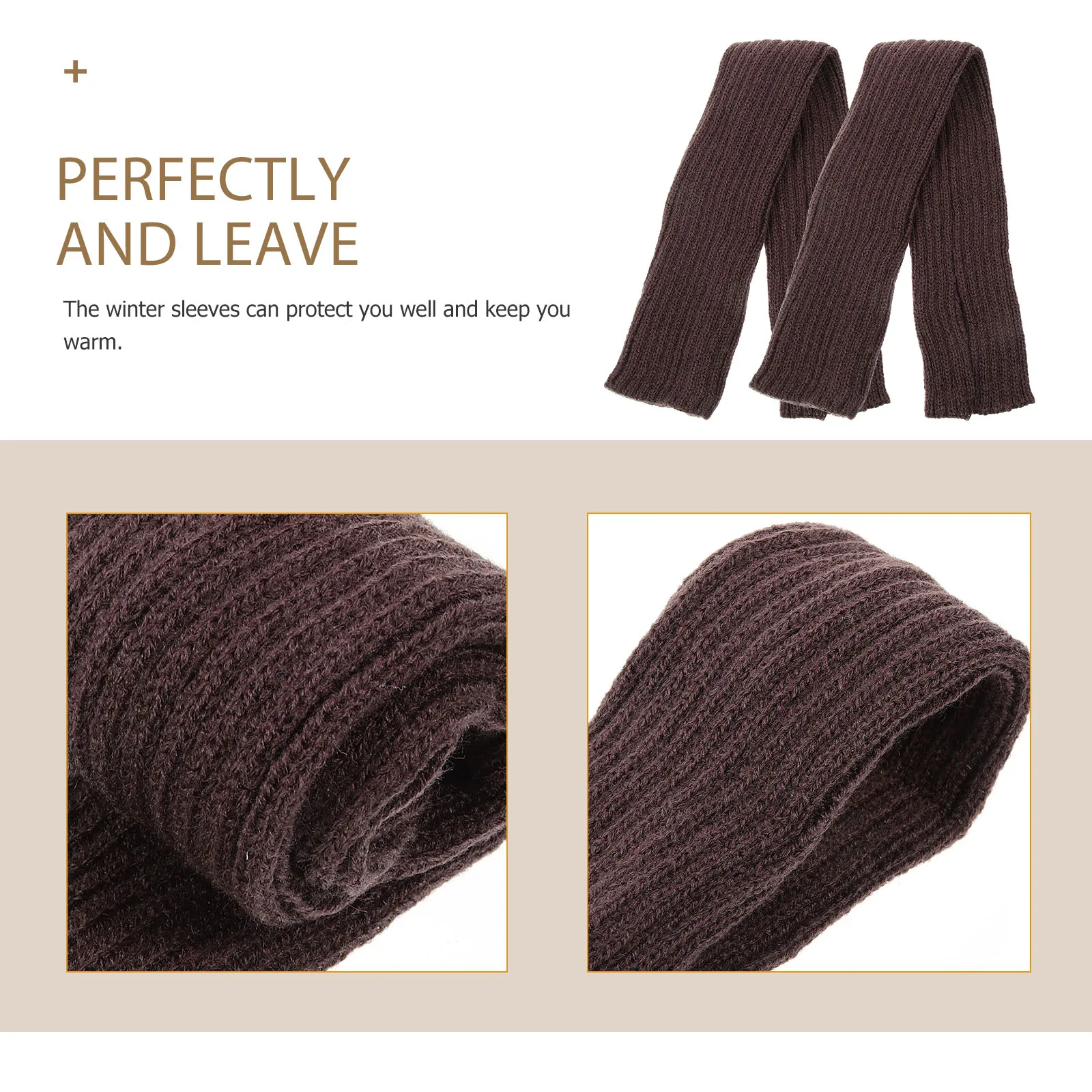 

Warm Sleeves Forearm Guard Cycling Winter Ultraviolet Light Cover Khaki Cuff Man