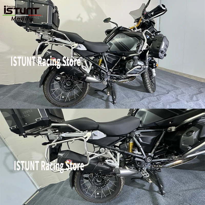 For BMW R1200GS ADV R1200 GS Adventure 2013 - 2018 Motorcycle Exhaust Escape Carbon Fiber Muffler Removable DB Killer Link Pipe