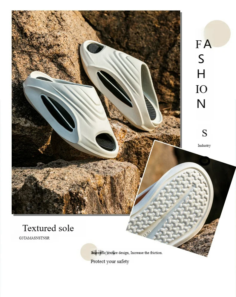"New Unisex Sport Slides - Thick Sole Anti-Slip Motorcycle Sandals for Men/Women, Beach Basketball Outdoor Summer Footwear