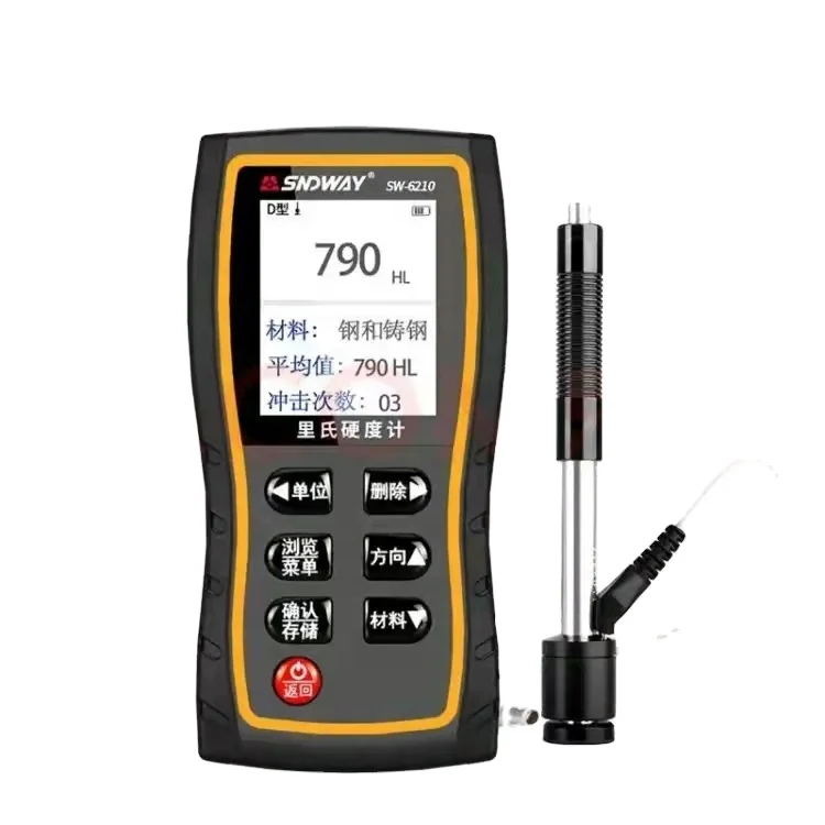 SNDWAY Leeb Hardness Tester SW-6210 Portable Hardness Tester High Precision Iron Steel Hardness Tester