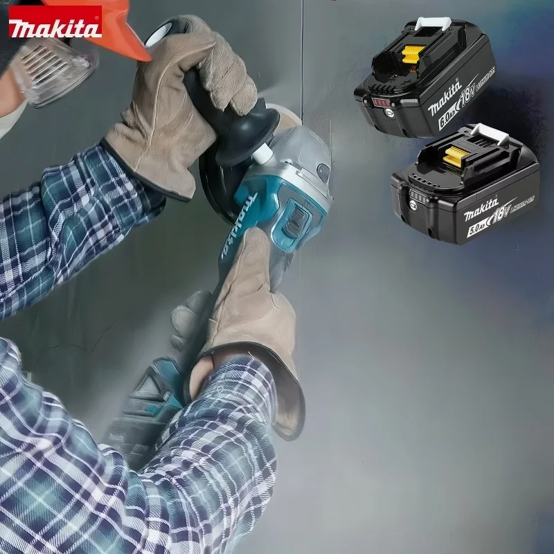 

DGA404 100-125mm Original Makita Brushless Electric Angle Grinder 6 Speed Cordless Polisher Multifunction Machine Power Tools