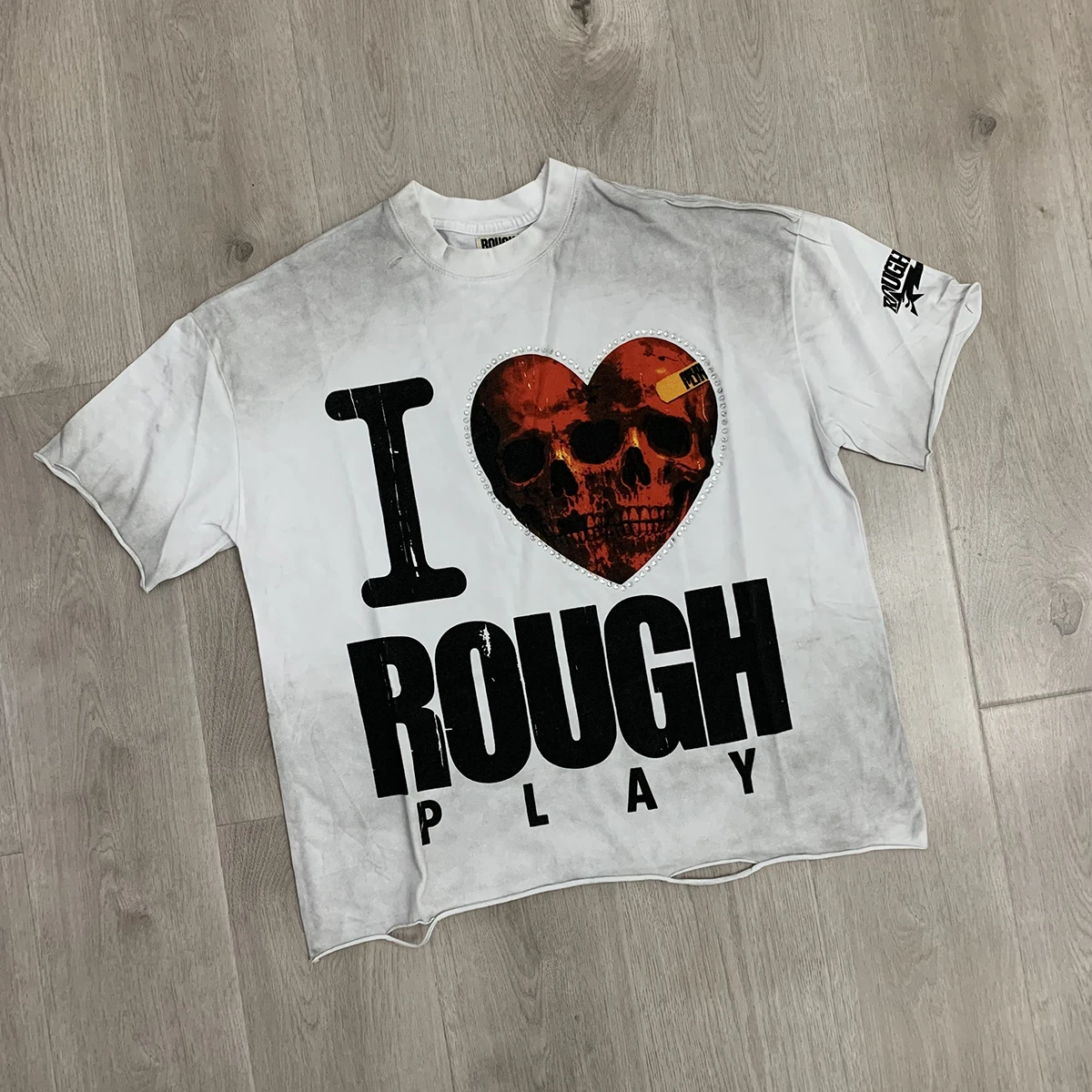 

Love Pattern Letter Rhinestone Sleeveless Tshirts for Men Streetwear Cotton Loose Round Neck Summer Tees Oversized Unisex Tshirt