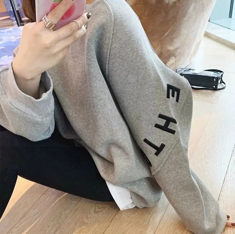 بلوزات نسائية ليوبارد علوية نسيج دقيق مقاومة بيلينغ سهلة الرعاية طبقات مناسبة ارتداء المواد سميكة انغلق