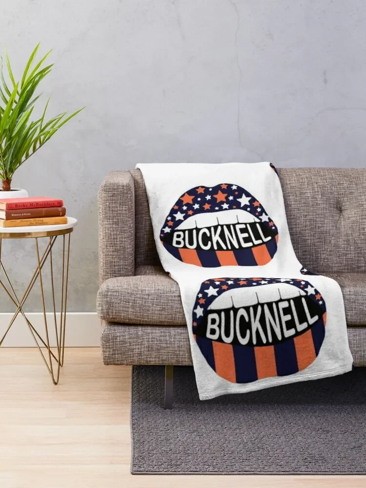 Bucknell Stars and Strips Throw Blanket for babies Plaid sofa bed Blankets