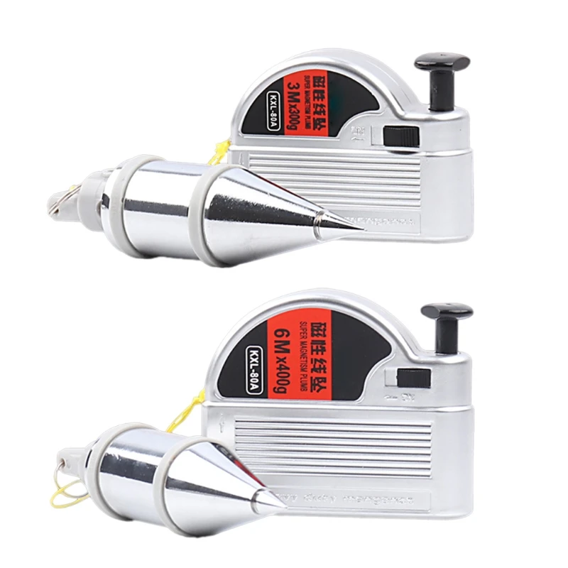 For 3m 6m Wear-resistant and Durable Nylon Practical Plumb Bob Line Vertical Leveling Test Measuring Tool