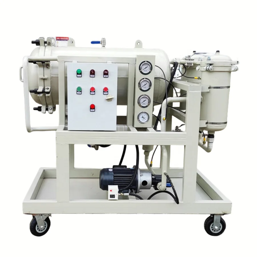 

YC-CD Series Environment-friendly Coalescing Dewatering Turbine Oil Filtration Machine