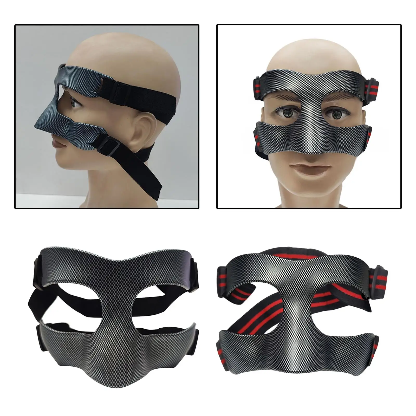 

Nose Guard, Face with Sweat Absorbent Padded Adjustable Protective Face