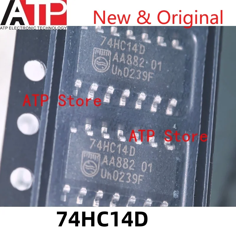 10PCS 74HC14D 74HC14 SOP-14 Original spot inventory