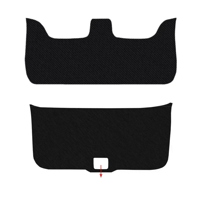 

For Honda E:NS1 E:NY1 M-NV 2022-2025 Car PU Leather Mat Anti-kick Carbon Trunk Weather Dustproof Protection Tailgate Sticker