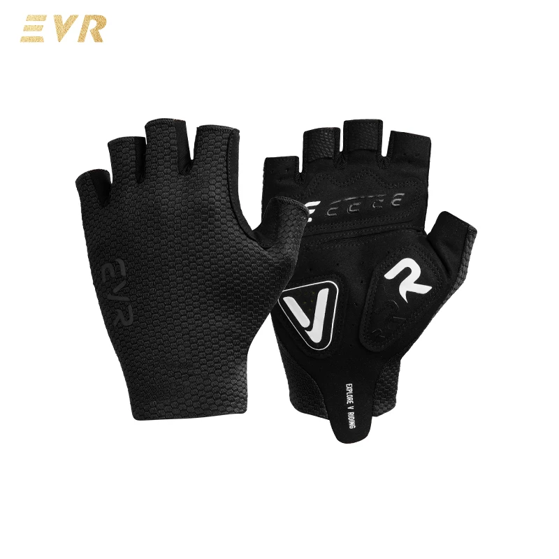EVR Half Finger Fietshandschoenen Heren Dames Schokabsorberende Palm Pad MTB Racefietshandschoenen Antislip Ademende Fietshandschoenen