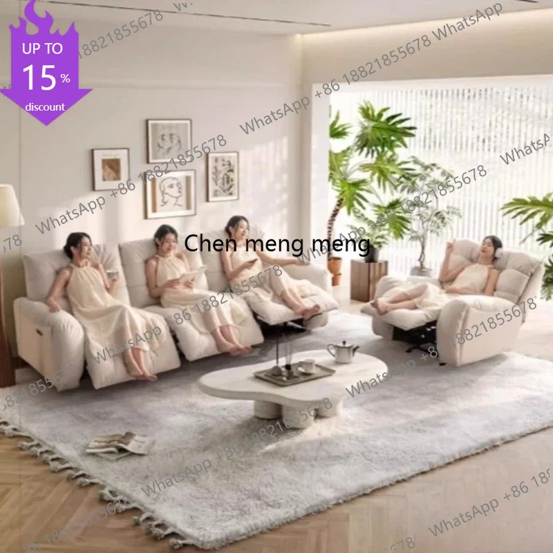 Q178 Armrest Large Filler Sofas Wood Design Electric Designer luxury Nordic Recliner Sofas Puffs Lounges Divani 2 Posti Furnitur