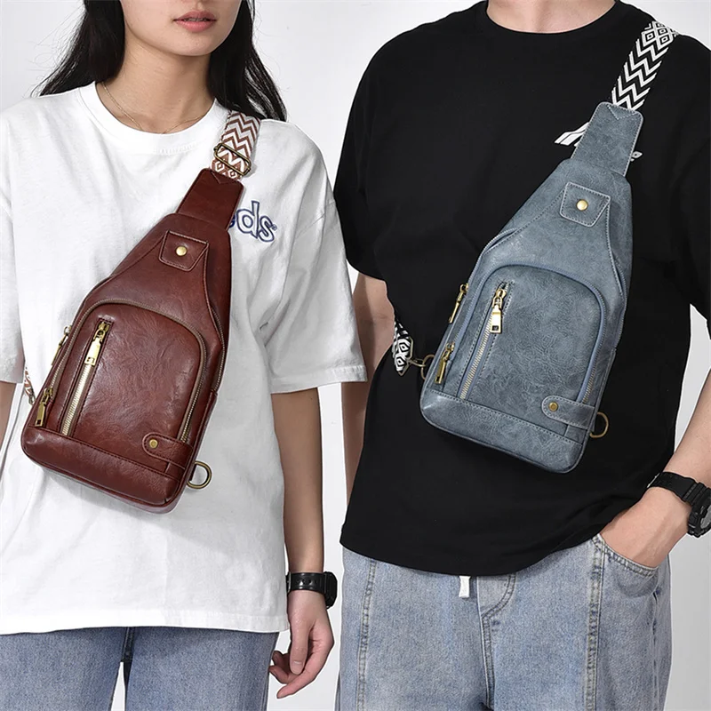 Couple Chest Bag Fashion Versatile Summer Crossbody Bags For Men Women Multi functional Waterproof Breathable Outdoor Small Back