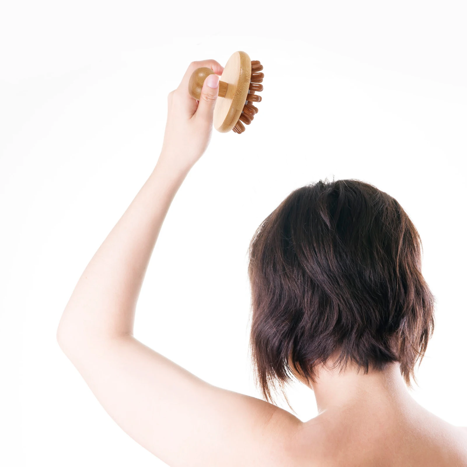 

Wooden Handheld Back Massager Tool Mushroom Shape Ergonomic Design Portable Massage Instrument For Neck Arm Scraping Tool Body